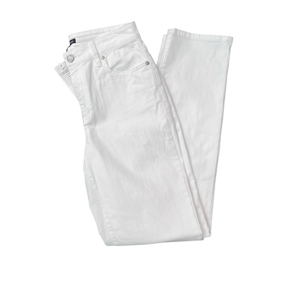 Eileen Fisher Organic Cotton High Rise Skinny Jeans White Denim Size 2 NWT - Picture 9 of 12